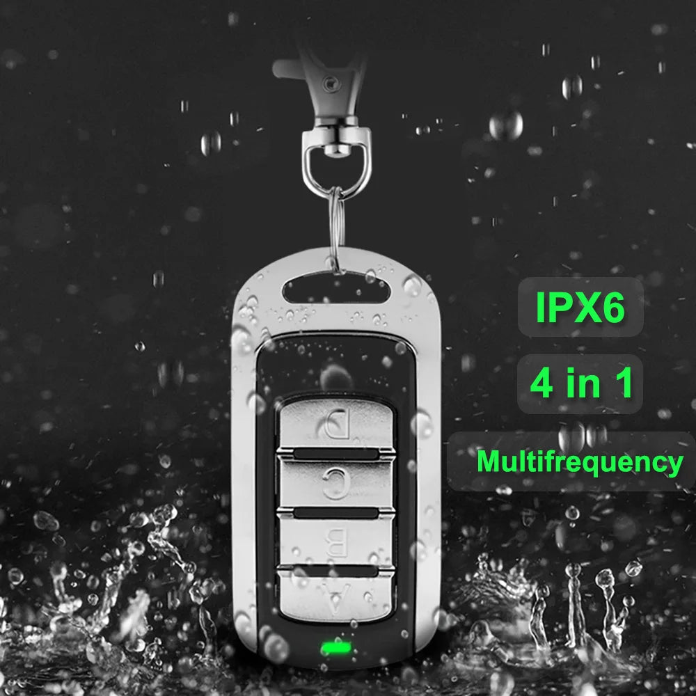 Multi-Frequency 280–868MHz Universal Garage Door Remote Control Duplicator with 4 Button Clone