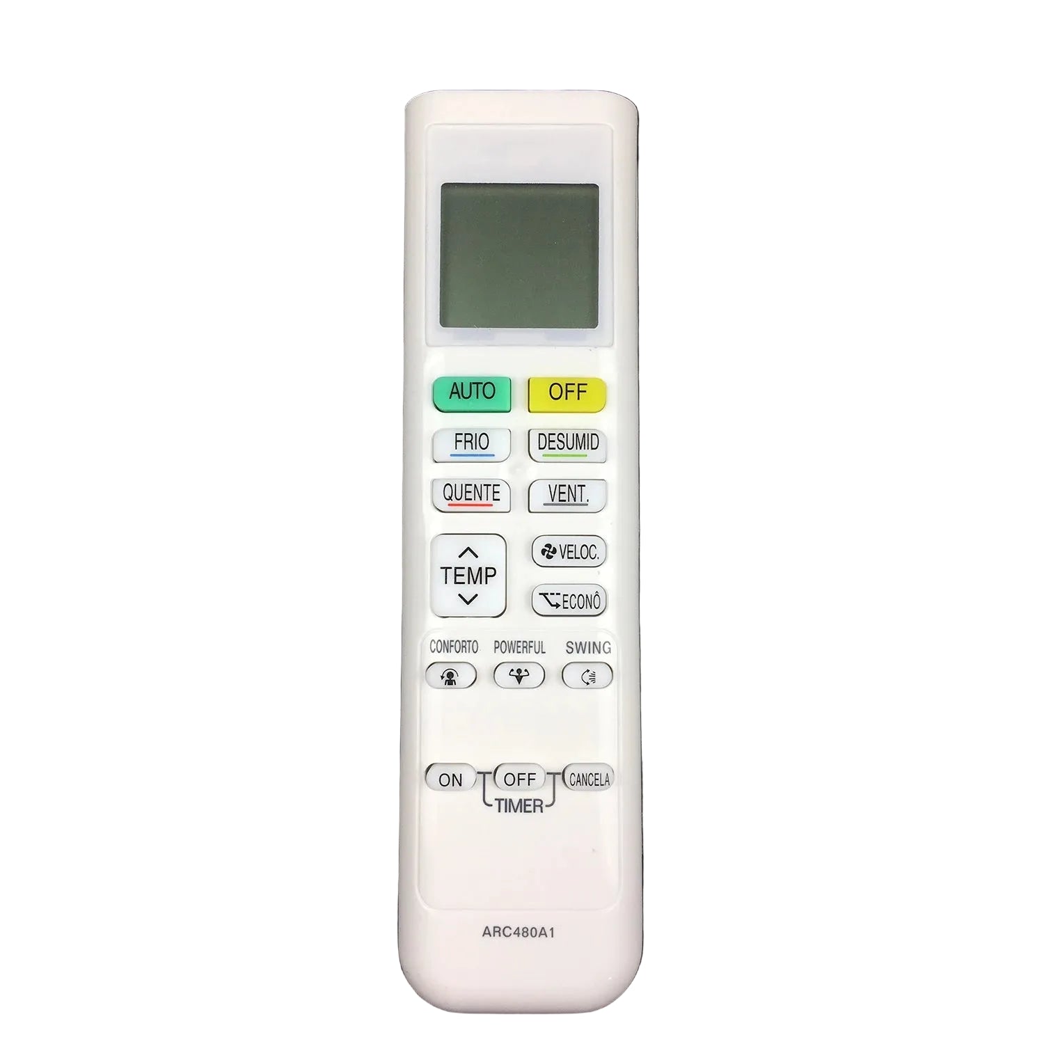 Daikin ARC480A1 Replacement Remote Control for Split Air Conditioner Systems