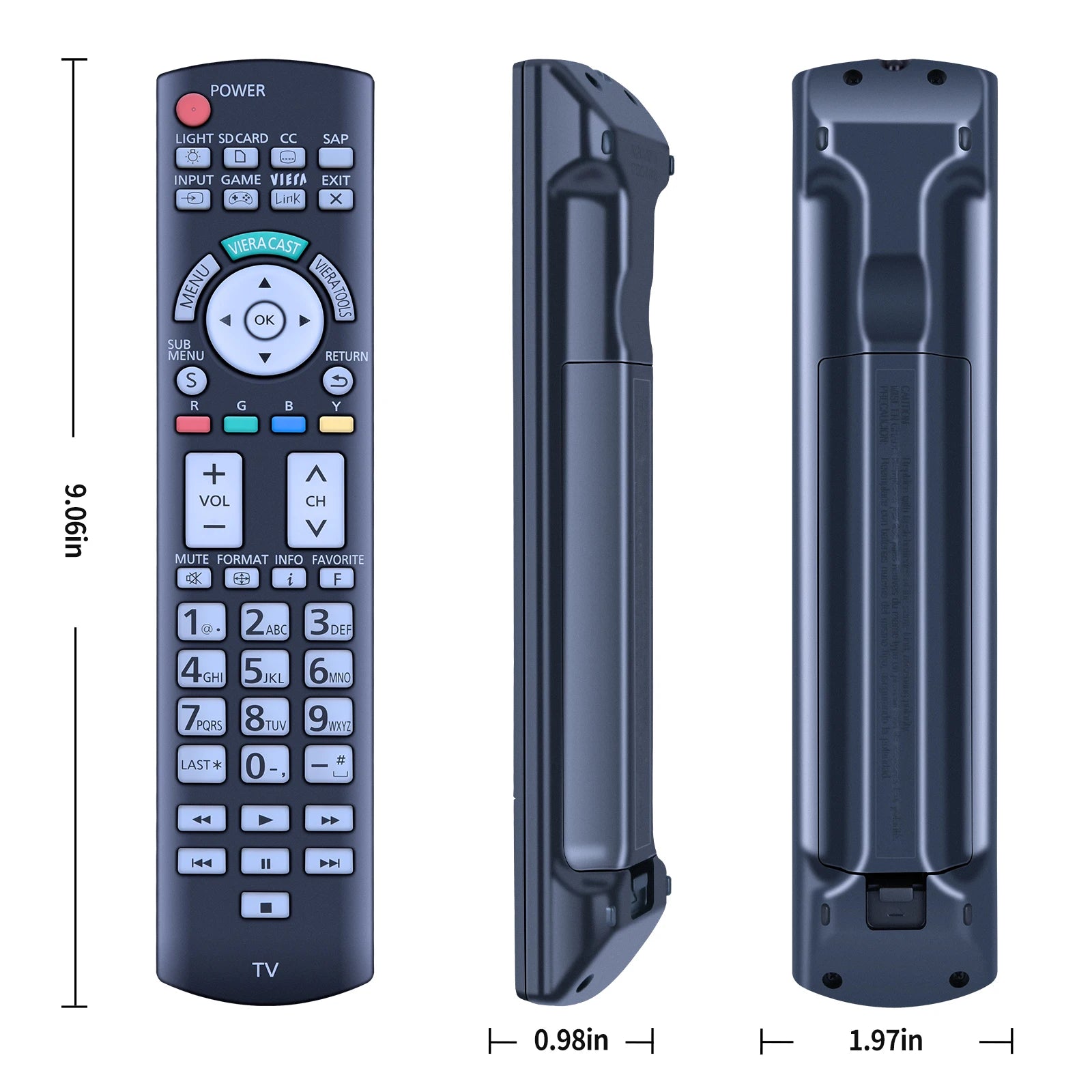 N2QAYB000486 Remote Control for Panasonic TCP42GT25 / TCP42G25 / TCP54VT25 | GOUYESHO
