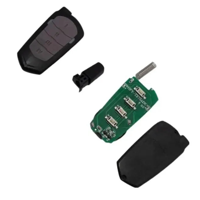 433MHz Garage Remote Control Duplicator – Fixed & Rolling Code Cloner Key Fob | BLACK