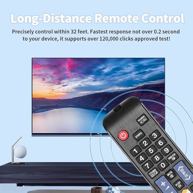 BN59-01198C Replacement Remote for UA32J5500 UA40J6200 UA55J6200 UA55J6300 UA55JU6400 Samsung Smart TV