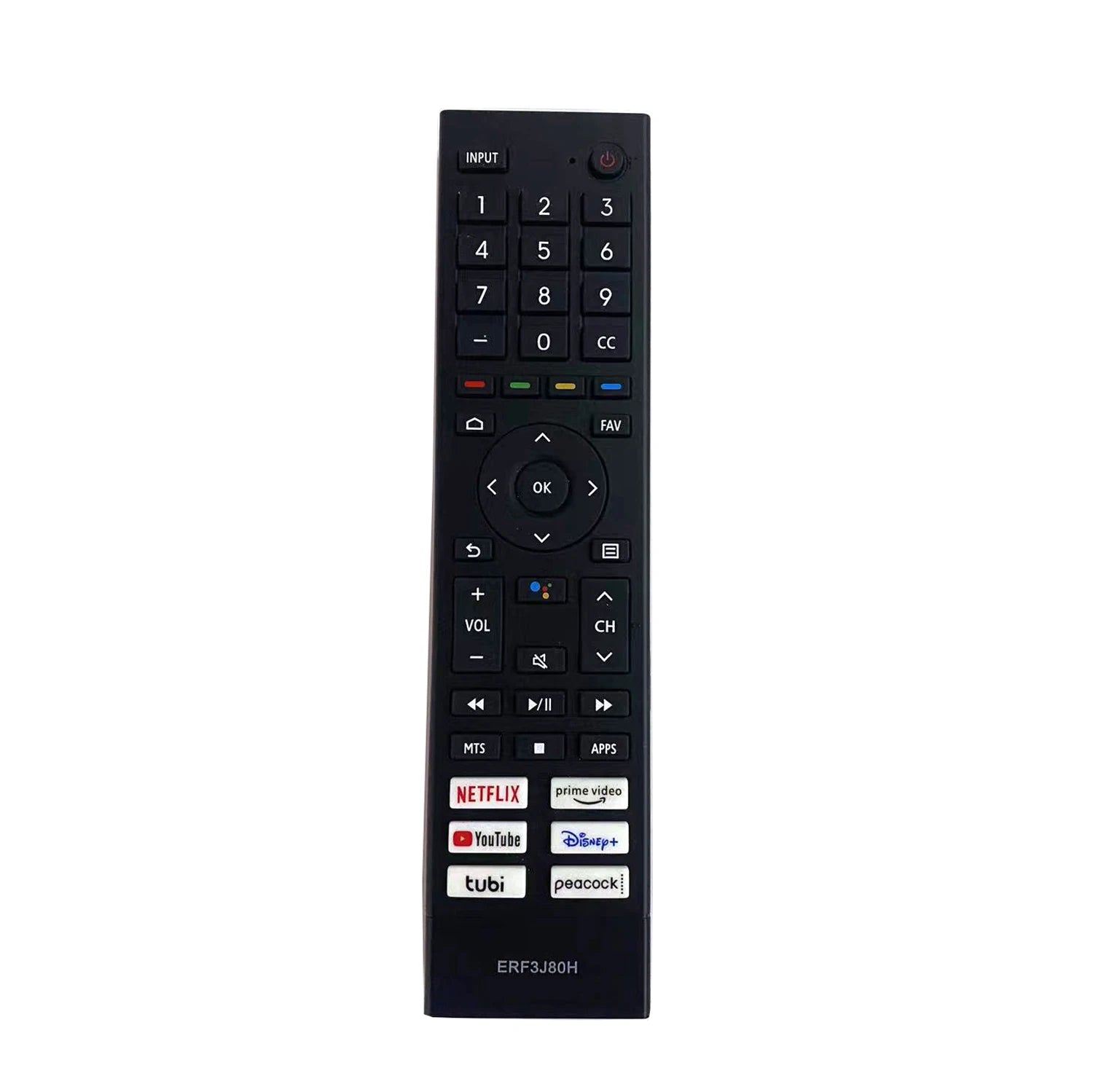 Hisense ERF3 Series Replacement Remote Control for 4K Ultra HD Smart Televisions (No Voice)