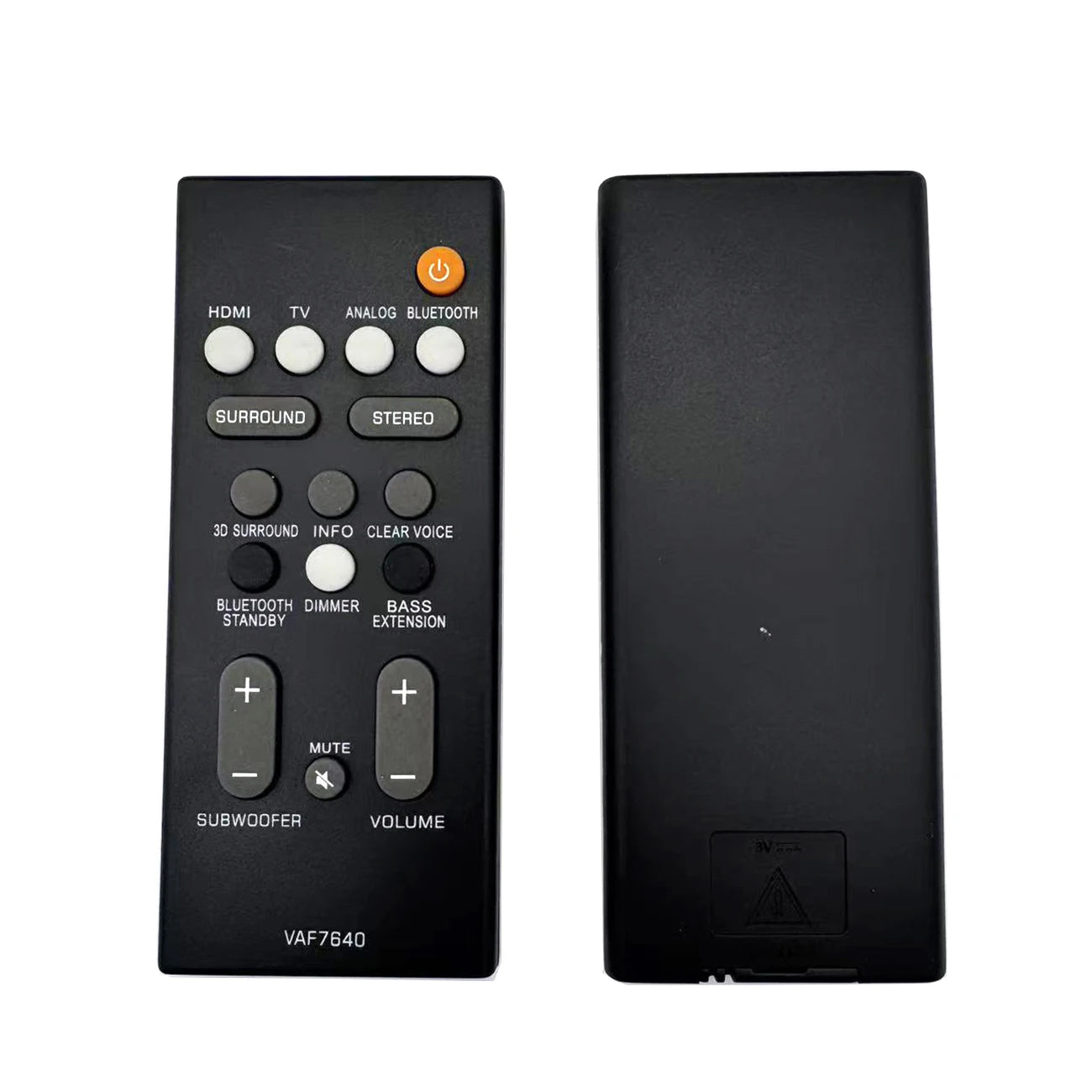 Yamaha FSR78 VAF7640 Replacement Remote Control for YAS and ATS Series Sound Bar Systems