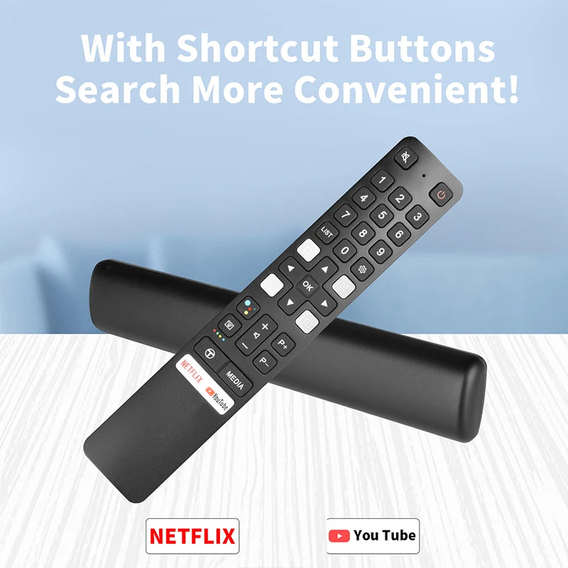 RC901V FMR1 Voice Remote for 32F510 32S5201 43K610B 55K610B 43P618 65P618 TCL Smart TV