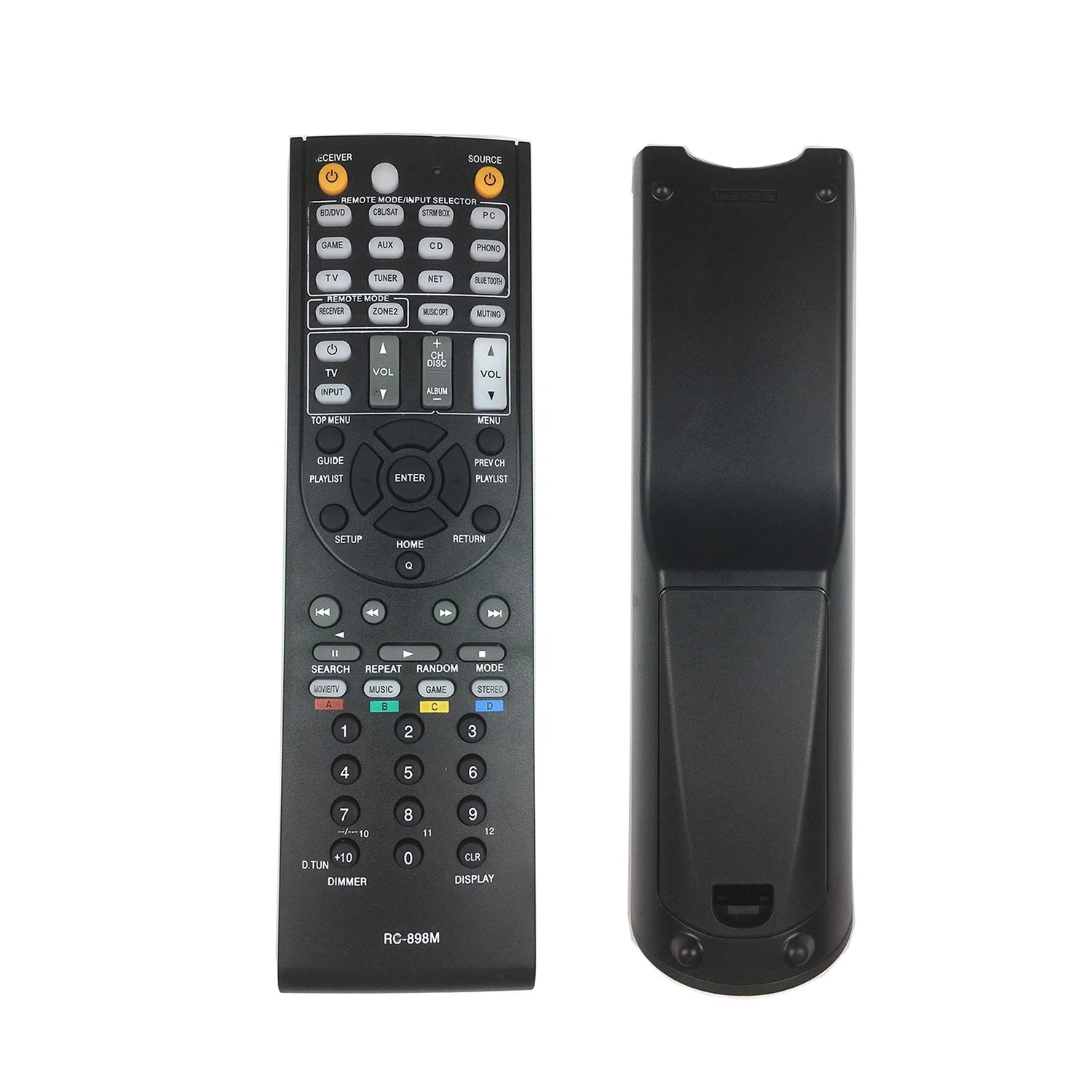 Onkyo RC-898M Replacement Remote Control for AV Receiver Systems