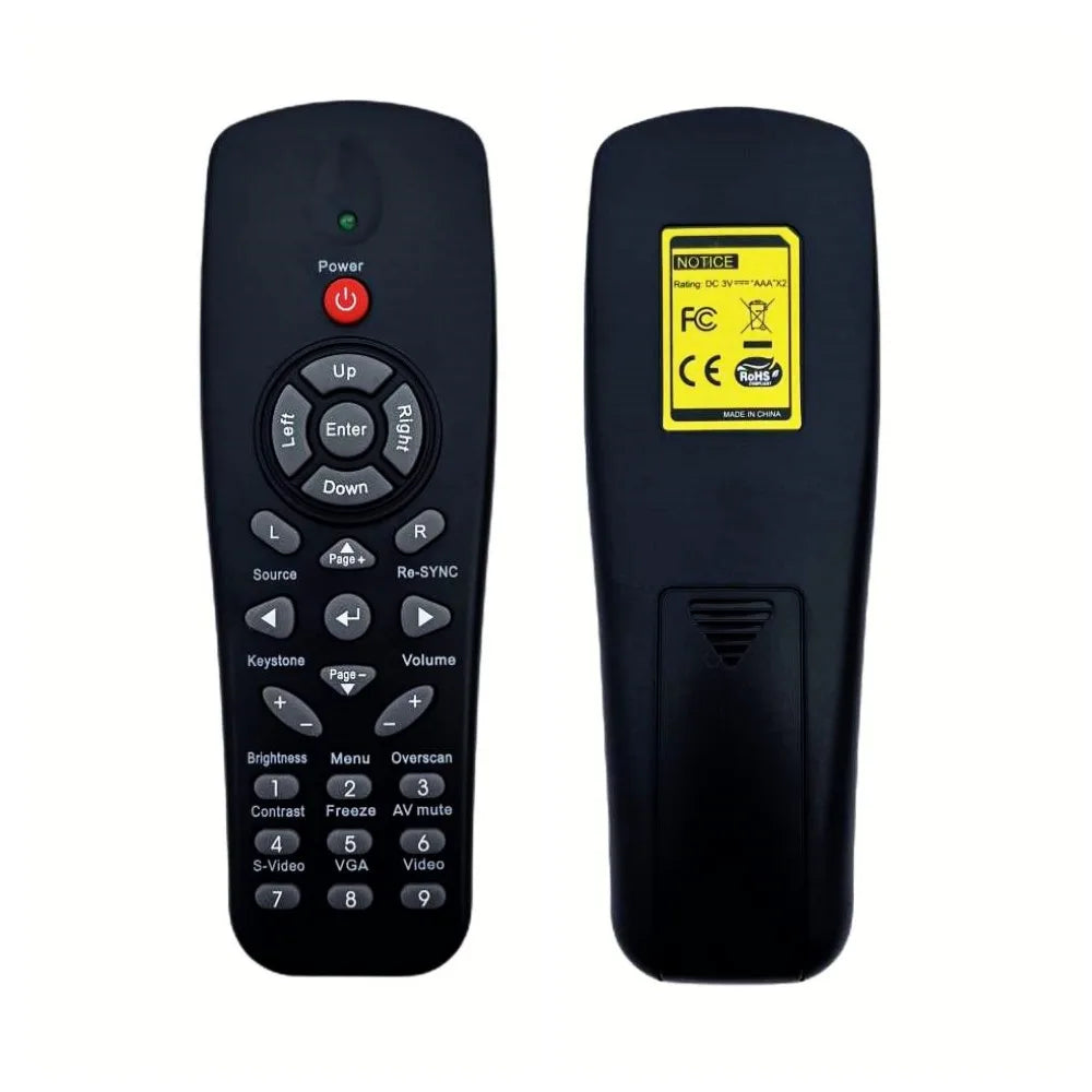 Replacement Remote Control for Optoma Projector Models Compatible with EX, EW, ES and TW Series