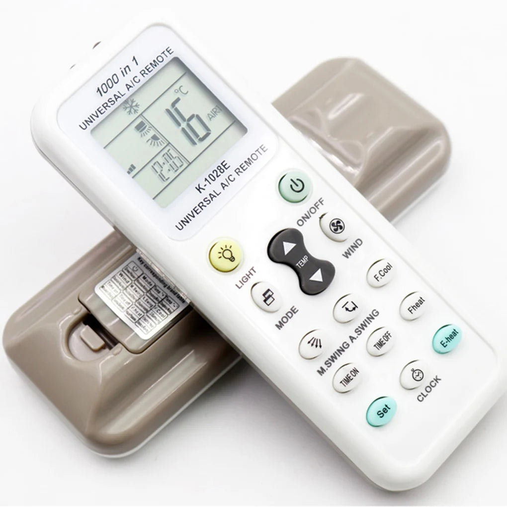 K-1028E Universal 1000-in-1 Air Conditioner Remote with LCD & One-Key Setup