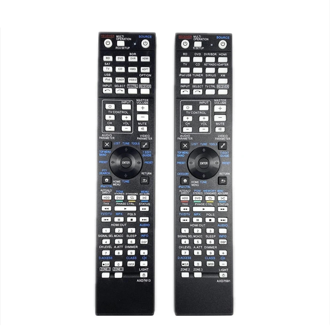 Pioneer AXD7591 / AXD7613 Replacement Remote Control for VSX and SC Series AV Receivers