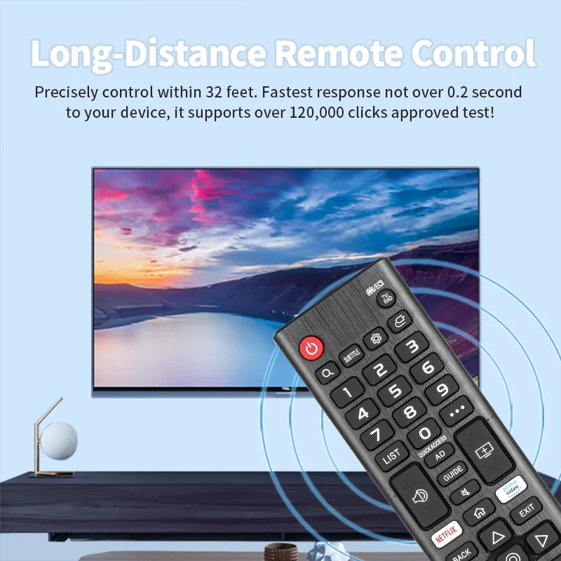 AKB75675311 Replacement Remote for 32LM630 32LM6300 43LM6300 43UK6750 43UM7100 LG Smart LED TV