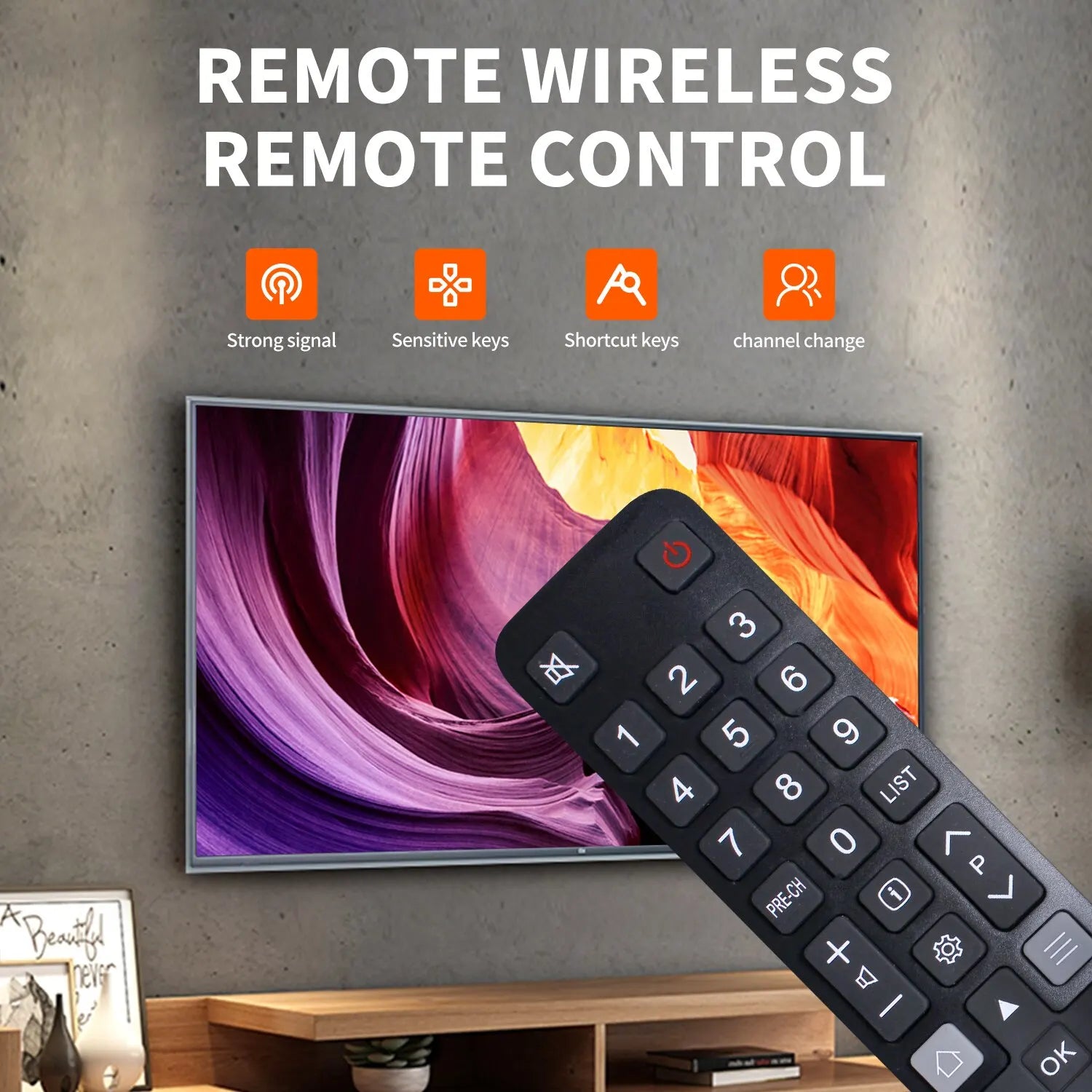 RC802N YAI2 Replace Remote Control for TCL Smart TV Models 32S6000S, 43S6500FS, 43DP640