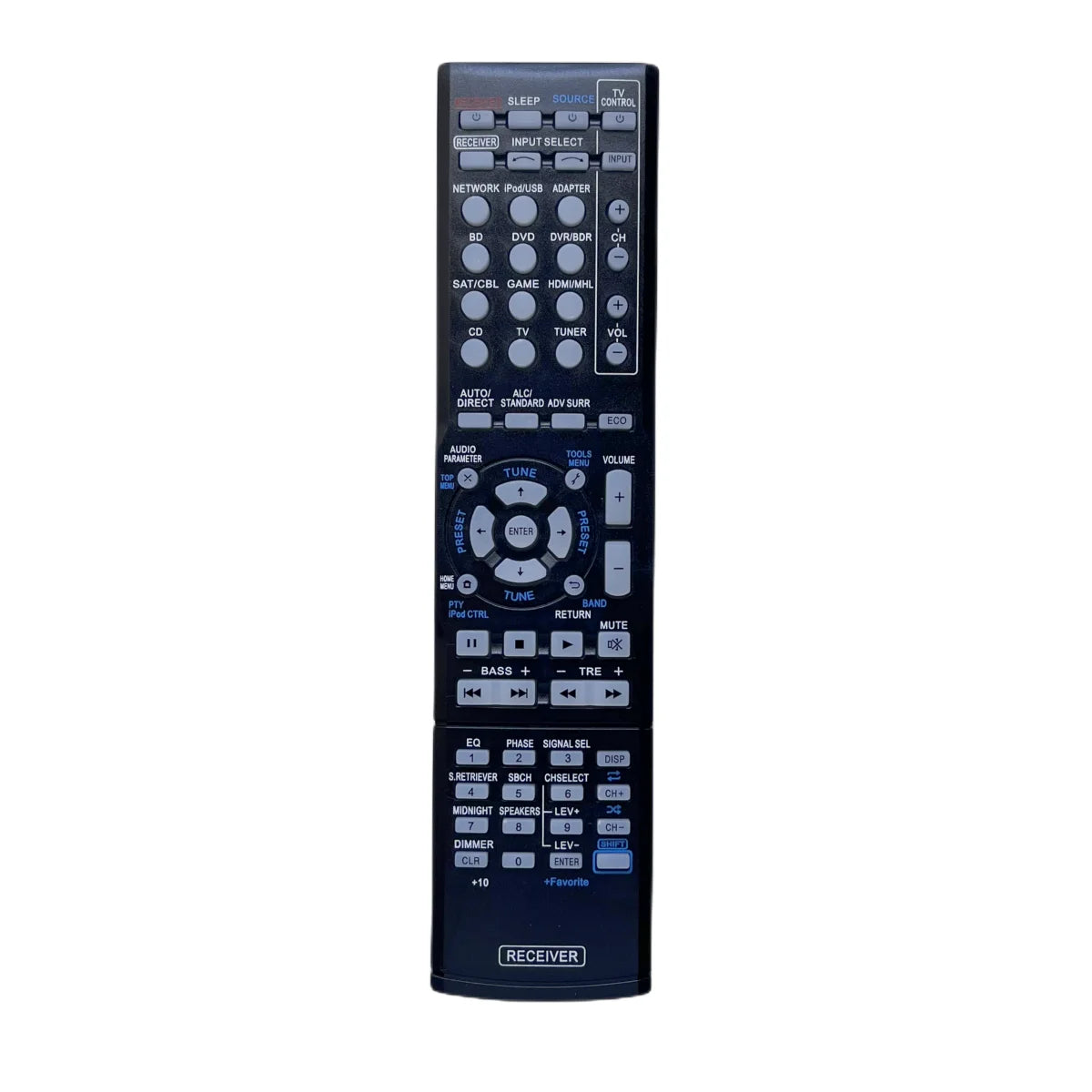AWO Remote for Pioneer VSX-300 VSX-1124-K C550 D514-S D814-K D814-S XXD3075 XXD3074 Receivers