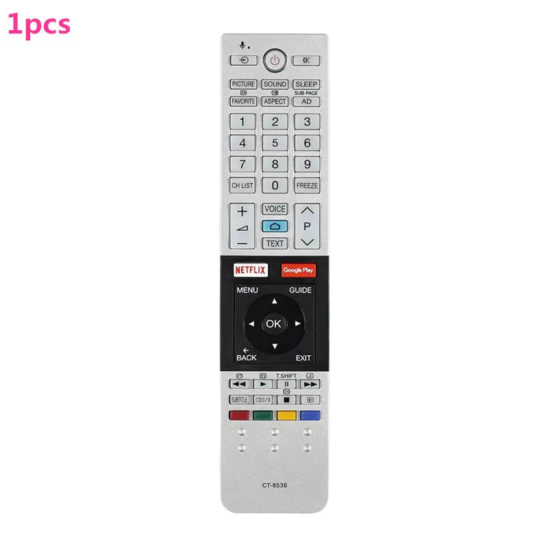 CT-8536 Replacement Remote for Toshiba LED HD TVs – Compatible with Multiple Models