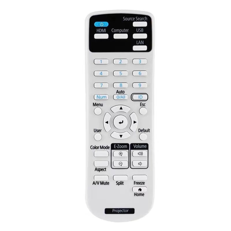 Replacement Remote Control for Projector Models Compatible with BrightLink PowerLite EX and Home Cinema Series