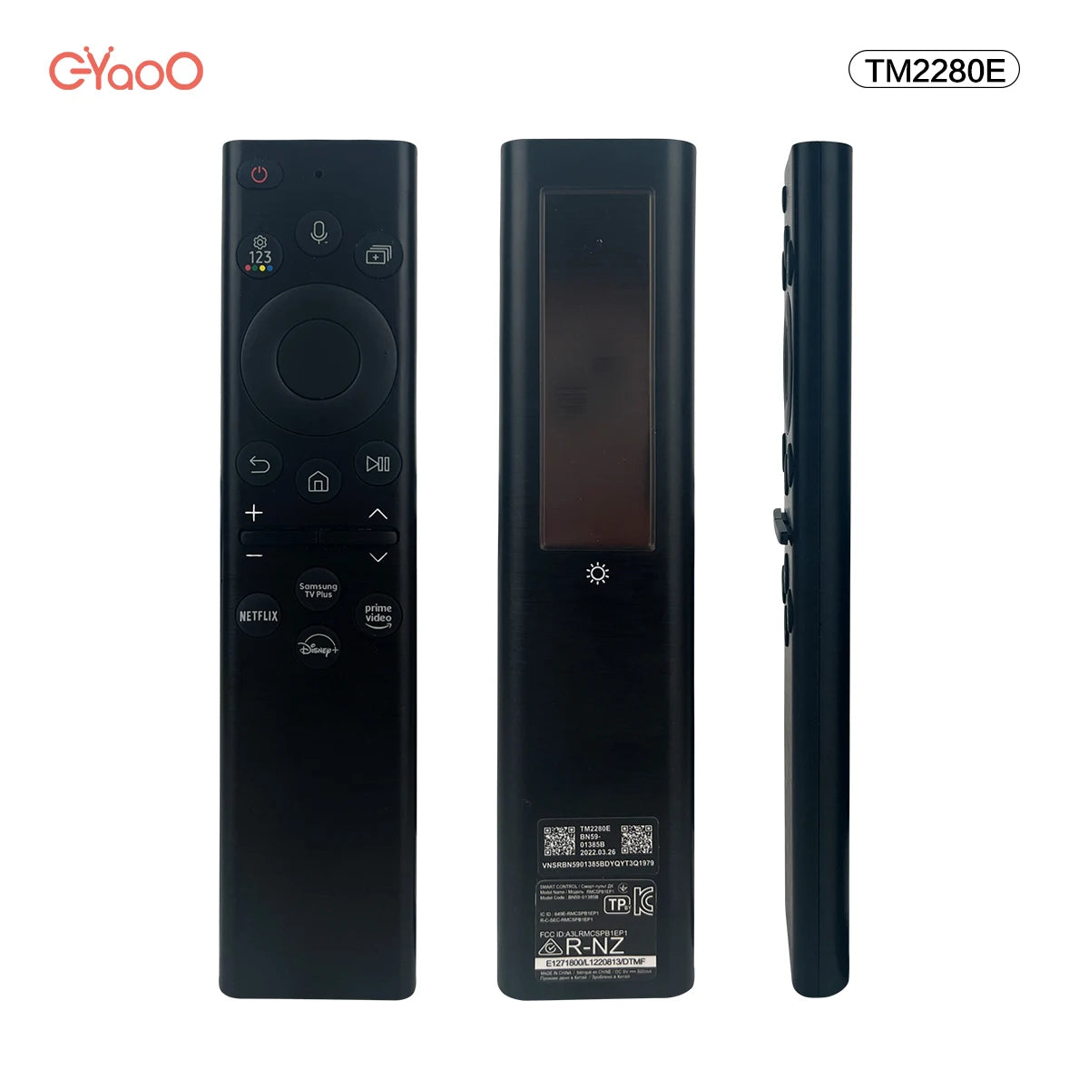 BN59-01385B Solar Voice Remote Control for Samsung Neo QLED Crystal UHD Smart TV