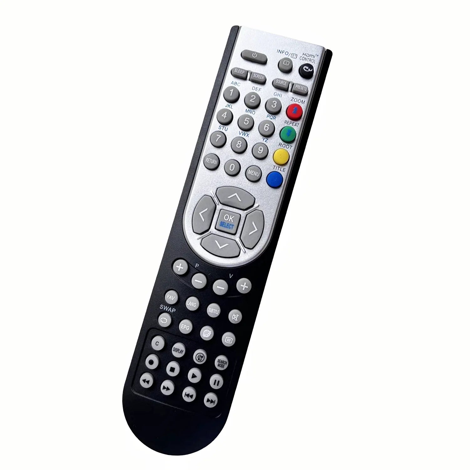 Replacement Remote Control Compatible with OKI, Alba, Toshiba, Grundig, Techwood, Luxor, Bush and Finlux Televisions