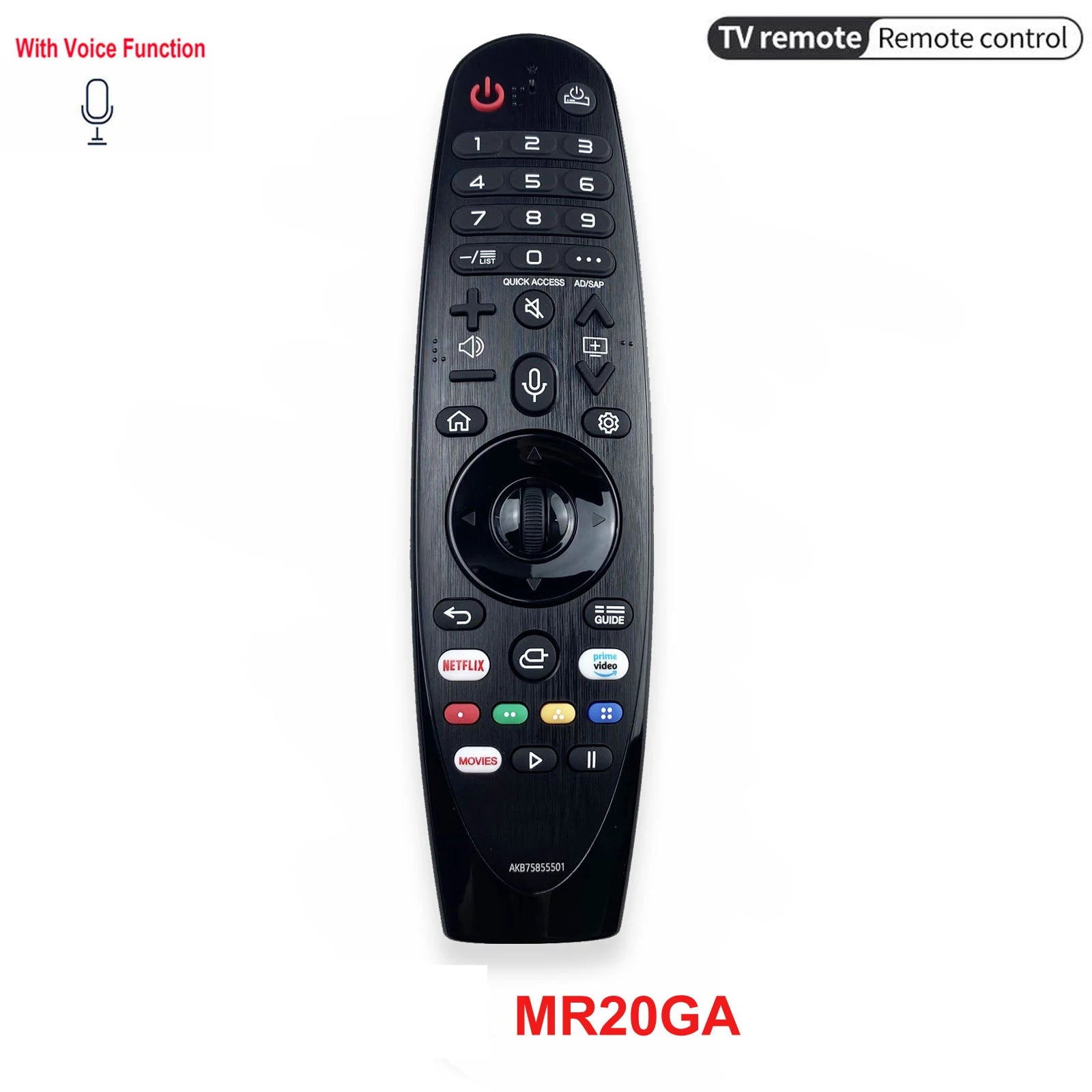 Voice Magic Remote for LG TVs (2018–2023) – MR600 to MR23GA Series Compatible