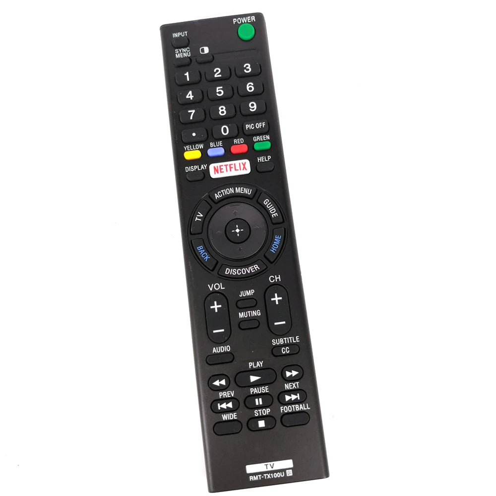 Remote Control Replacement for SONY LED HD TV Models (RMT-TX100U)