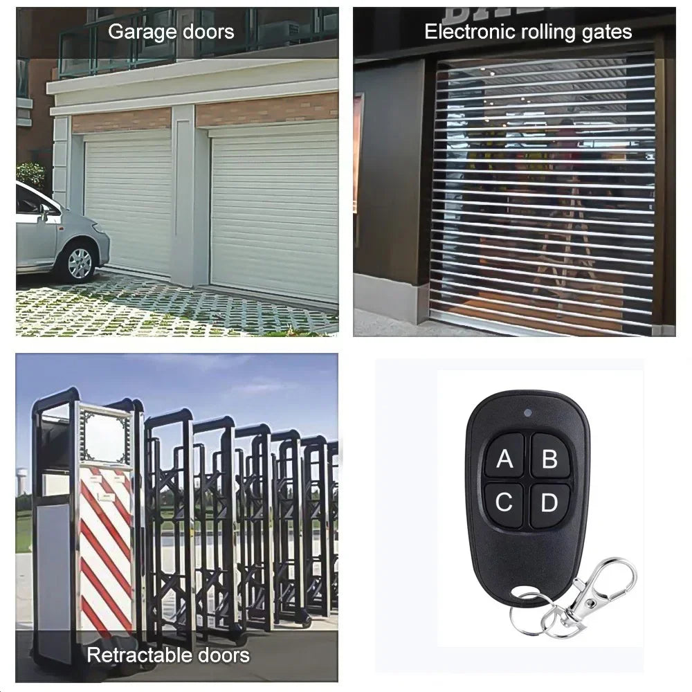 433MHz Gate & Garage Door Remote Control Duplicator – Rolling & Fixed Code Clone Transmitter