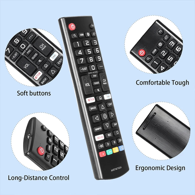 AKB75675304 Replacement Remote Control for 43UM6900PUA 55UM7200PUA 65UM7650PUB LG Smart TV