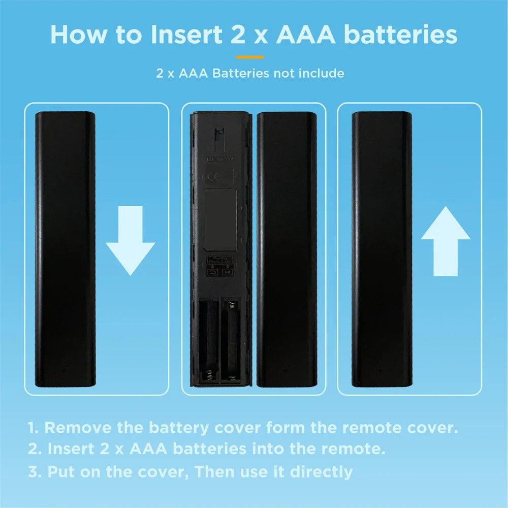 BN59-01385A Voice Remote for Samsung Smart TVs (2019–2022) – HUNNESOR, No Solar Charging