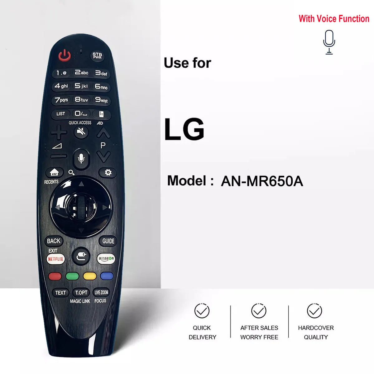 Voice Magic Remote for LG TVs – MR600 to MR23GA (2018–2023 Models)