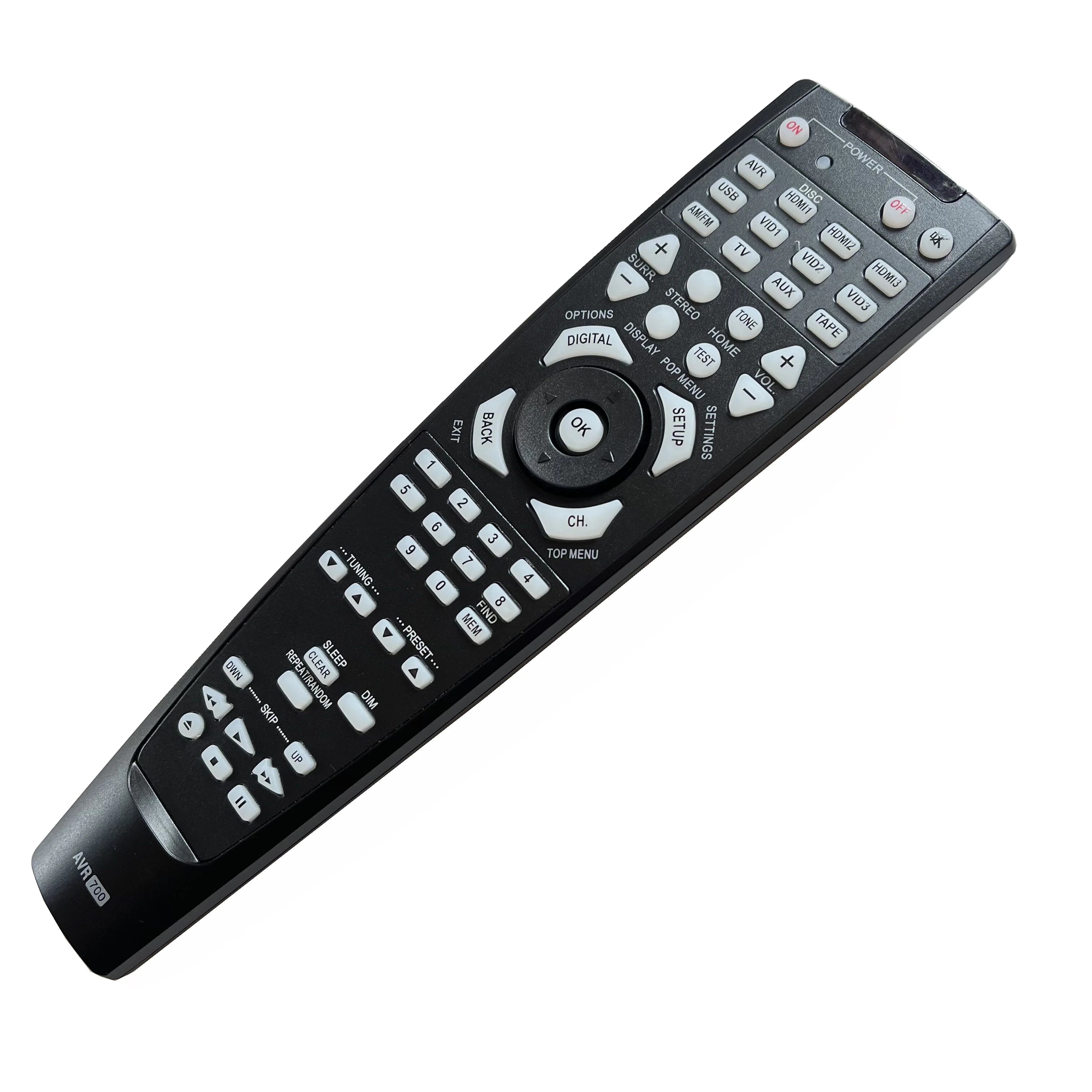 Replacement Remote Control for Audio Receivers Compatible with AVR Series Home Entertainment Systems