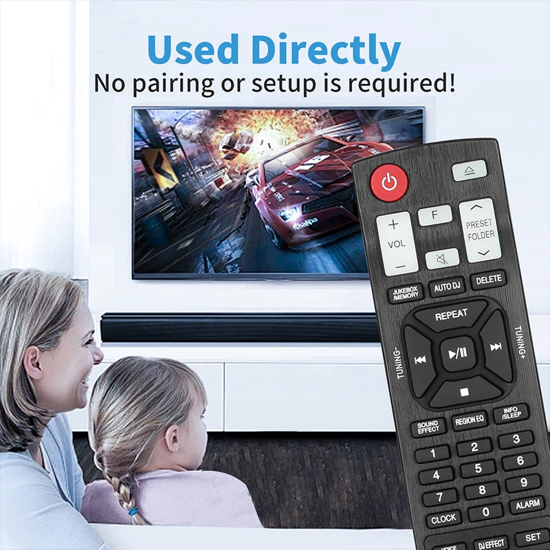 AKB74955301 Replacement Remote for OM4560 OM5560 OM7560 CM8360 CM8460 CM9760 CM9960 LG Audio System