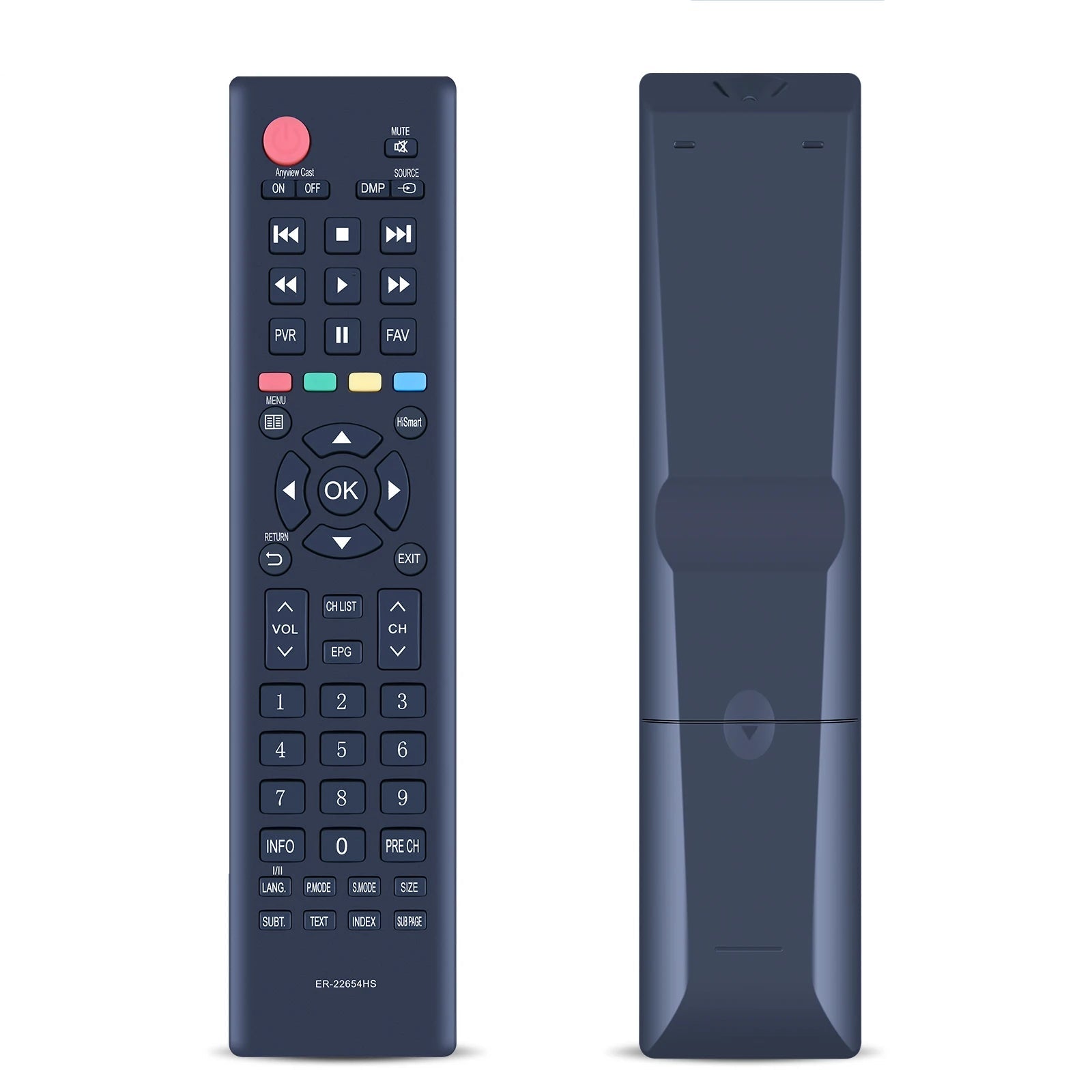 Hisense ER-22654HS Replacement Remote Control for LCD Television Models