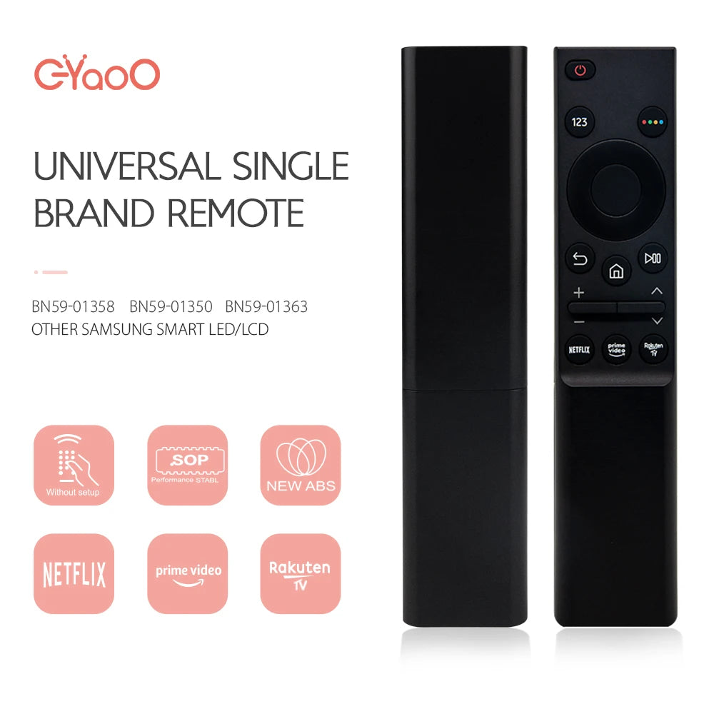 BN59-01358B Smart TV Remote for BN59-1358C BN59-1358D BN59-01350 BN59-01363 with Netflix Button