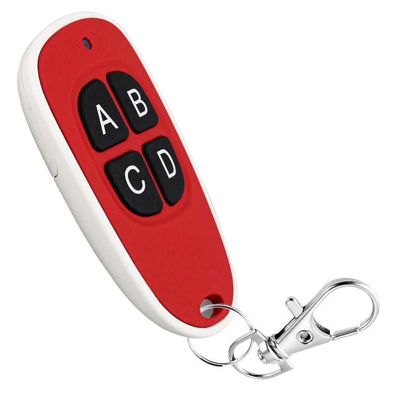 Universal 433MHz RF 4-Key Remote Control Duplicator for Garage Gate & Electric Door Systems