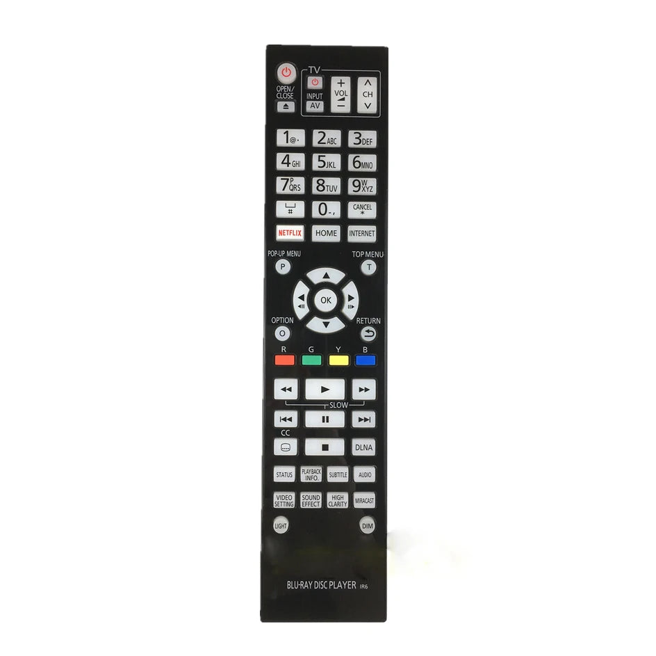 Panasonic N2QAYA000131 Replacement Remote Control for 4K Ultra HD Blu-ray Players