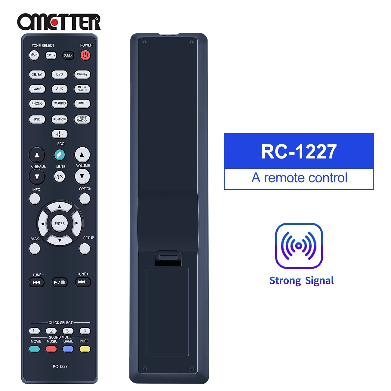 RC-1227 RC-1226 Remote Control for Denon AVR-S730H S740H S750H S640H S650H Receivers