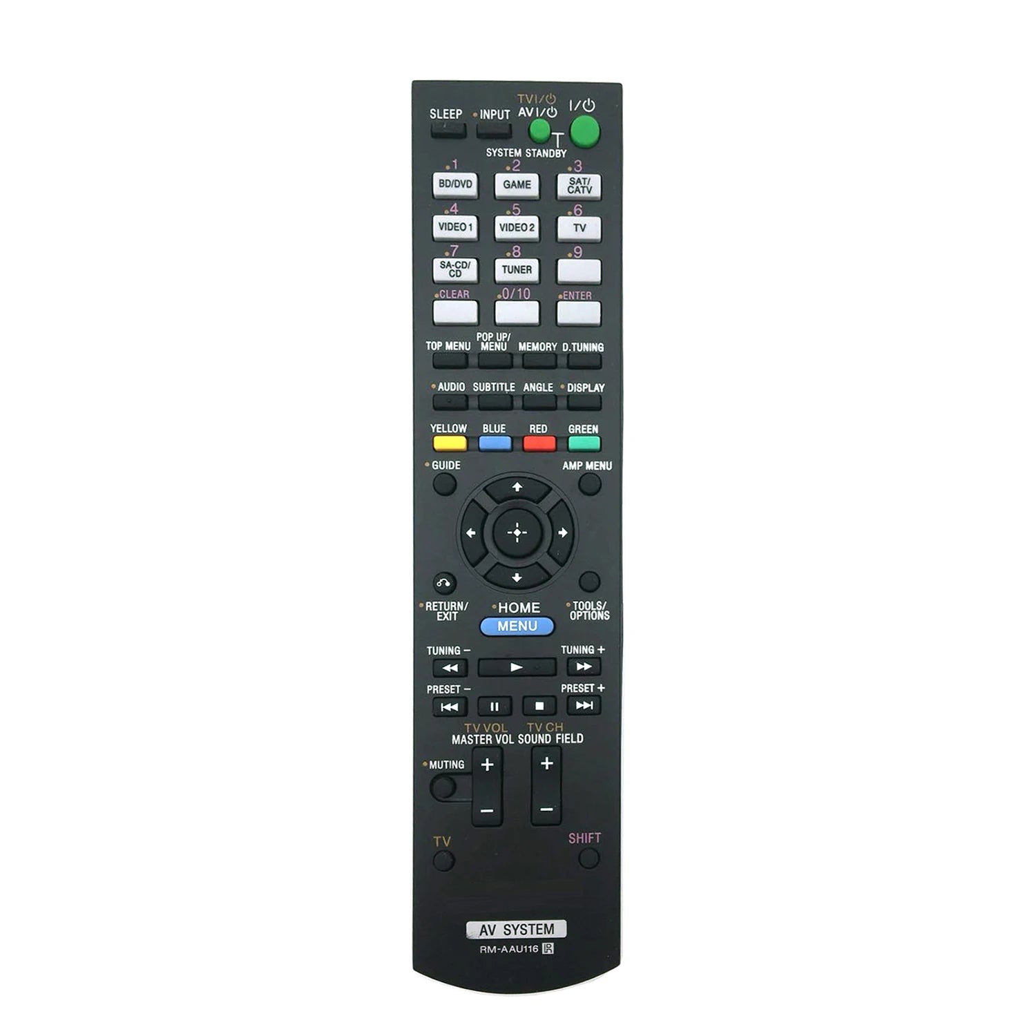 Sony RM-AAU116 Replacement Remote Control for STR-DH Series AV Receivers