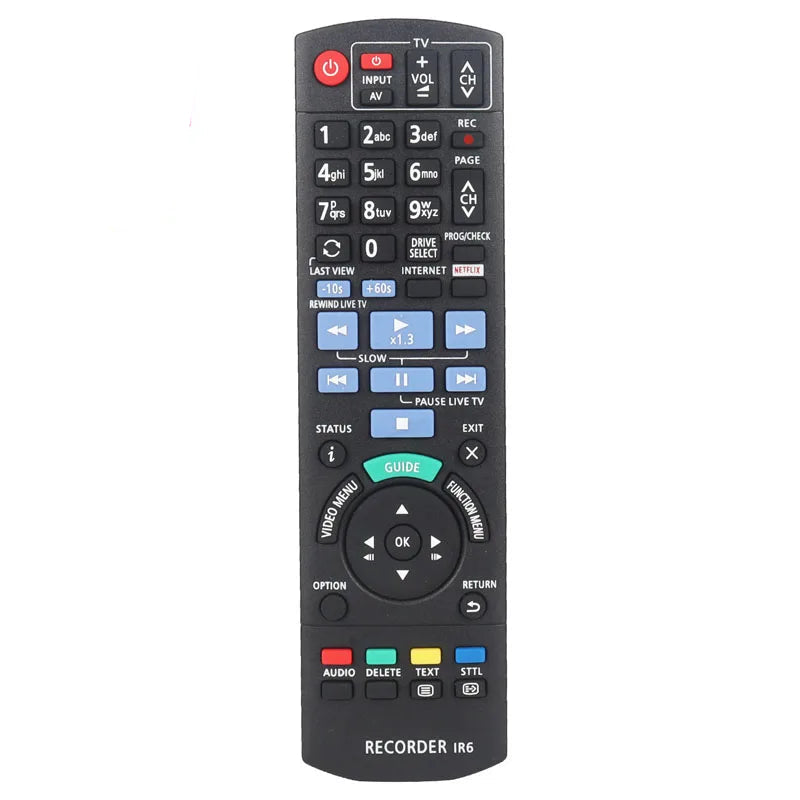 N2QAYB001077 Remote Control for Panasonic Blu-ray HDD Recorder DMR-HWT260 DMR-HWT260GN