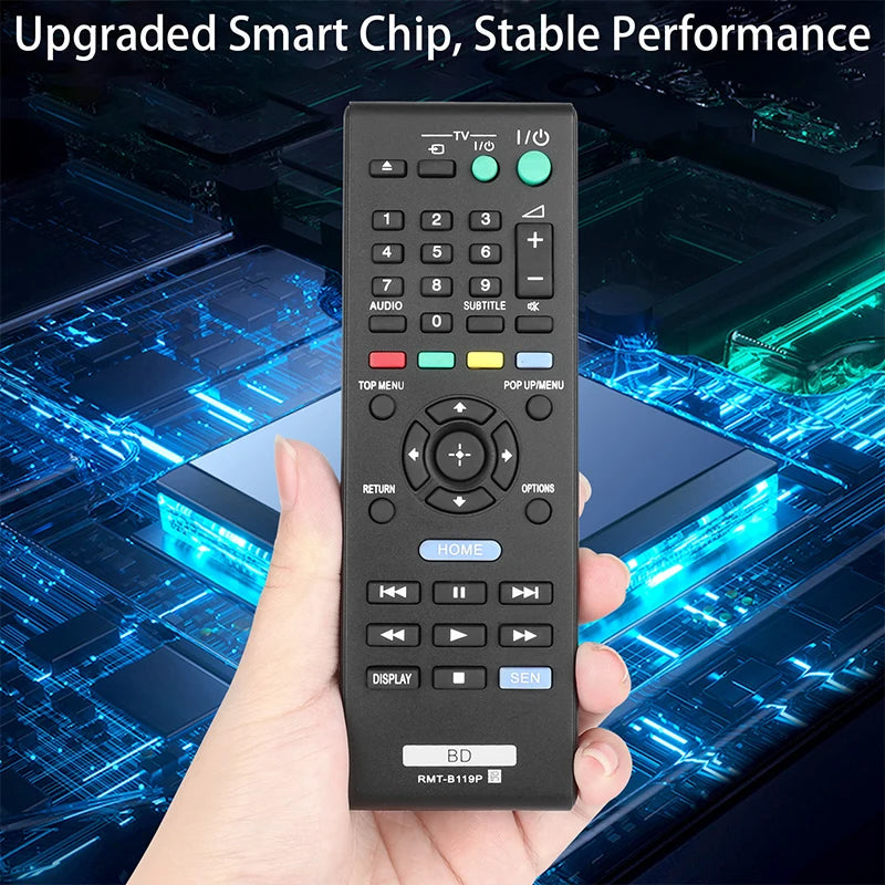 RMT-B119P Replacement Remote for BDP-S185 BDP-S390 BDP-S590 BDP-S3100 BDP-S5100 Sony Blu-ray Player