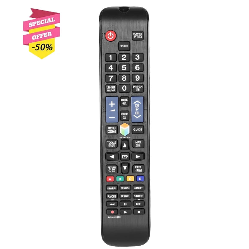 BN59-01198C Replacement Remote for UA32J5500 UA40J6200 UA55J6200 UA55J6300 UA55JU6400 Samsung Smart TV
