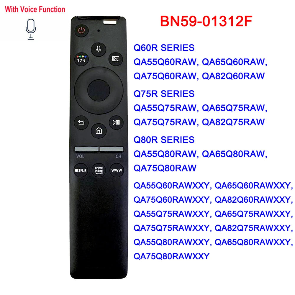 BN59-01265A Remote Control for Samsung Smart TV - Compatible with QN Series, UN Series & More