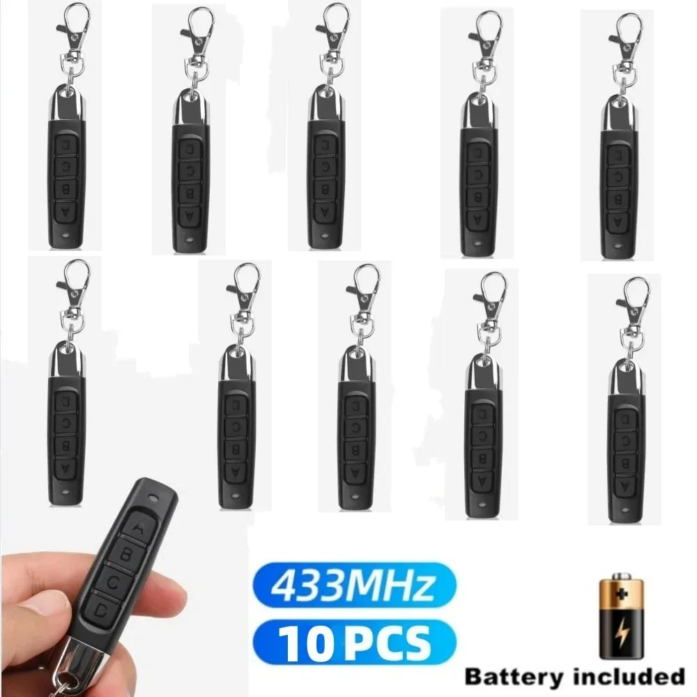 433MHz Wireless Remote Control Cloning Duplicator – Keychain RF Transmitter for Garage and Gate