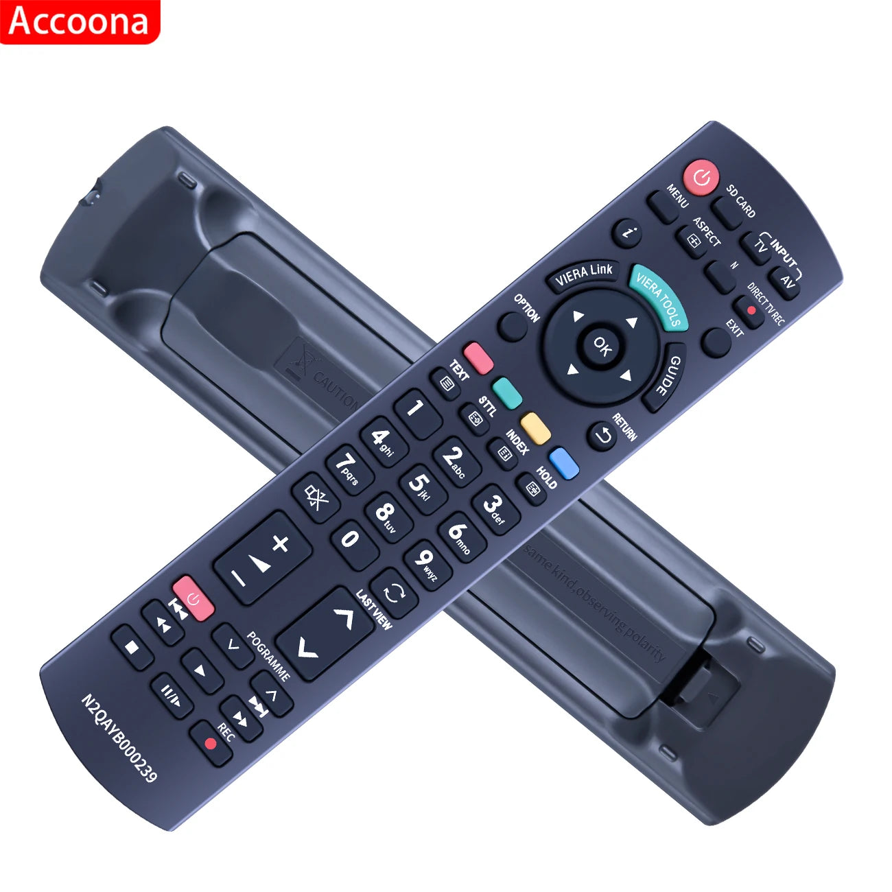 Replacement Remote Control N2QAYB000239 for Panasonic Smart TVs