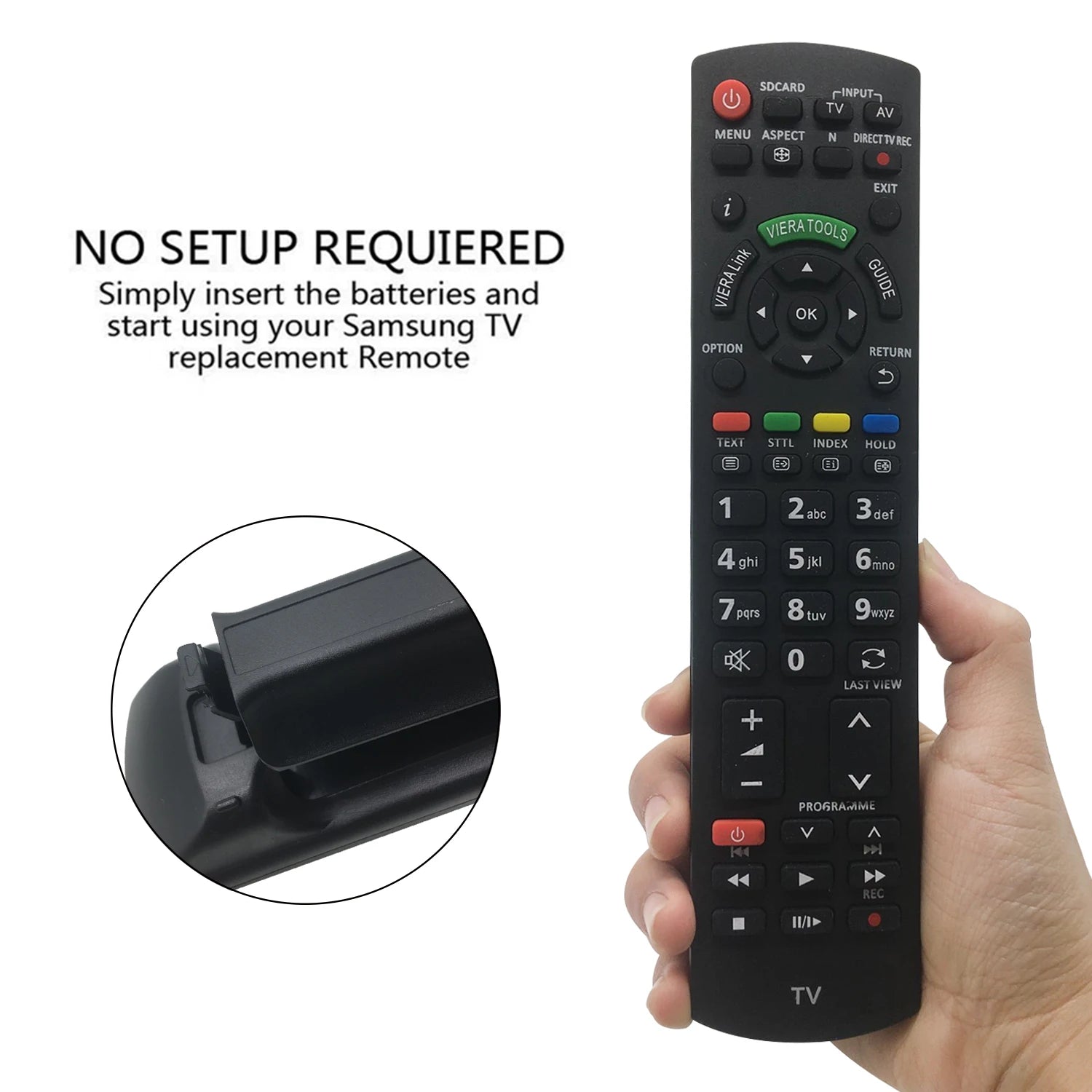 FOXRMT N2QAYB000487 Replacement Remote for Panasonic Viera LCD/LED/Plasma TVs | FOXRMT