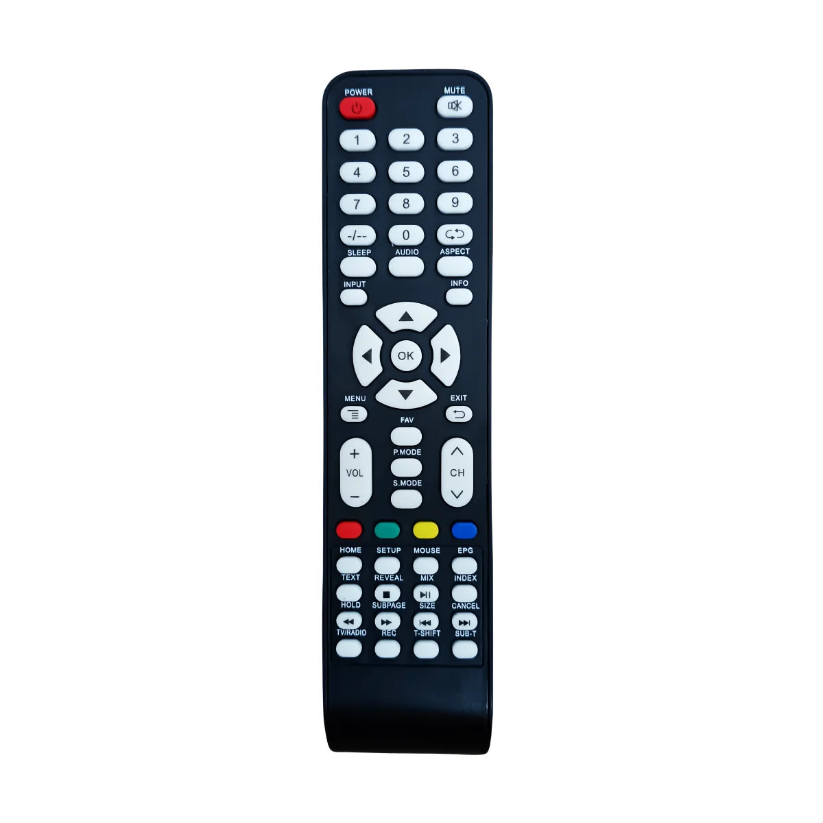 Replacement Remote Control for Fujicom, Fusion and Lumus LCD Television Models