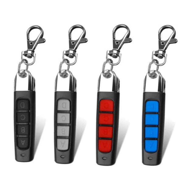 433MHz RF Remote Control Duplicator – 4-Key Wireless Copy for Garage & Gate Safety Systems