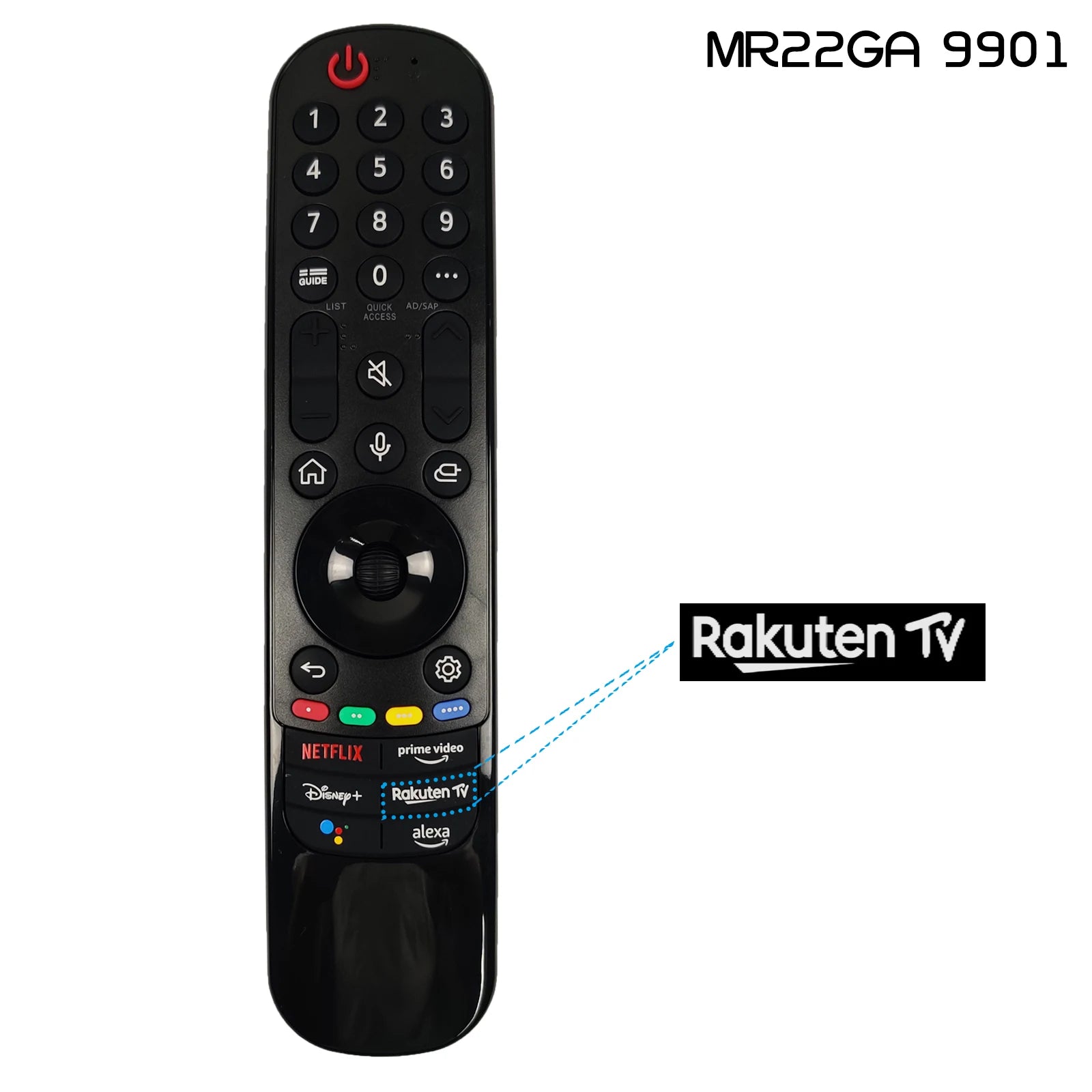 Voice Magic Remote for LG TVs (2018–2023) – MR600 to MR23GA Series Compatible