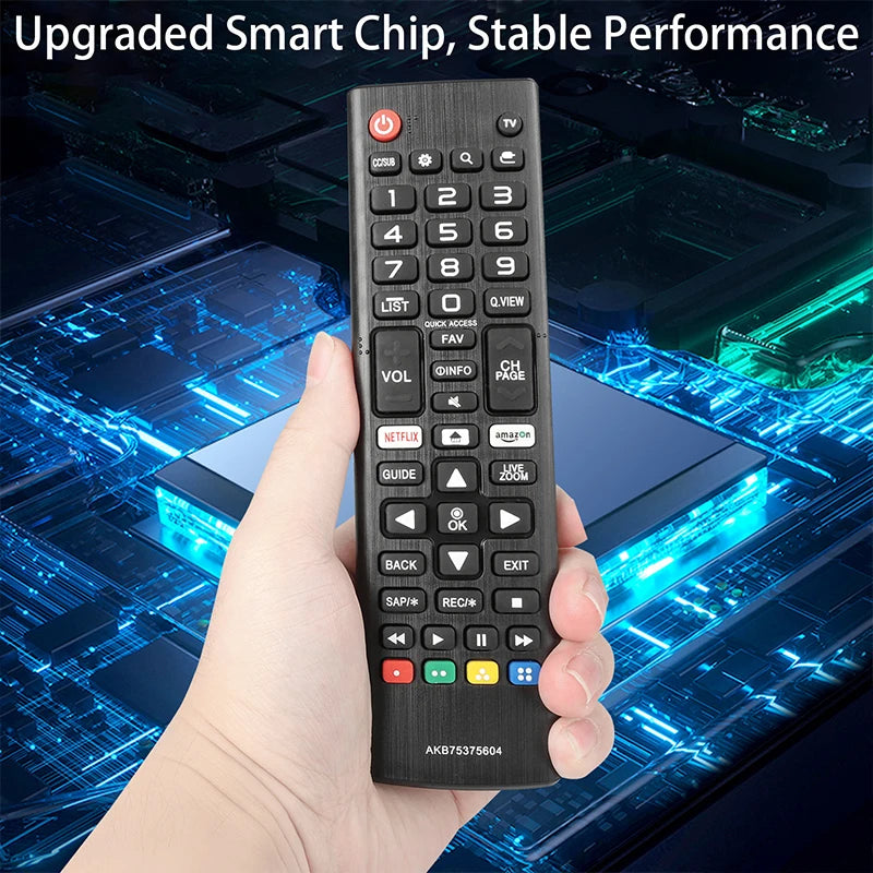 AKB75375604 Remote Control for LG SMART LED LCD TV - Compatible with Multiple Models