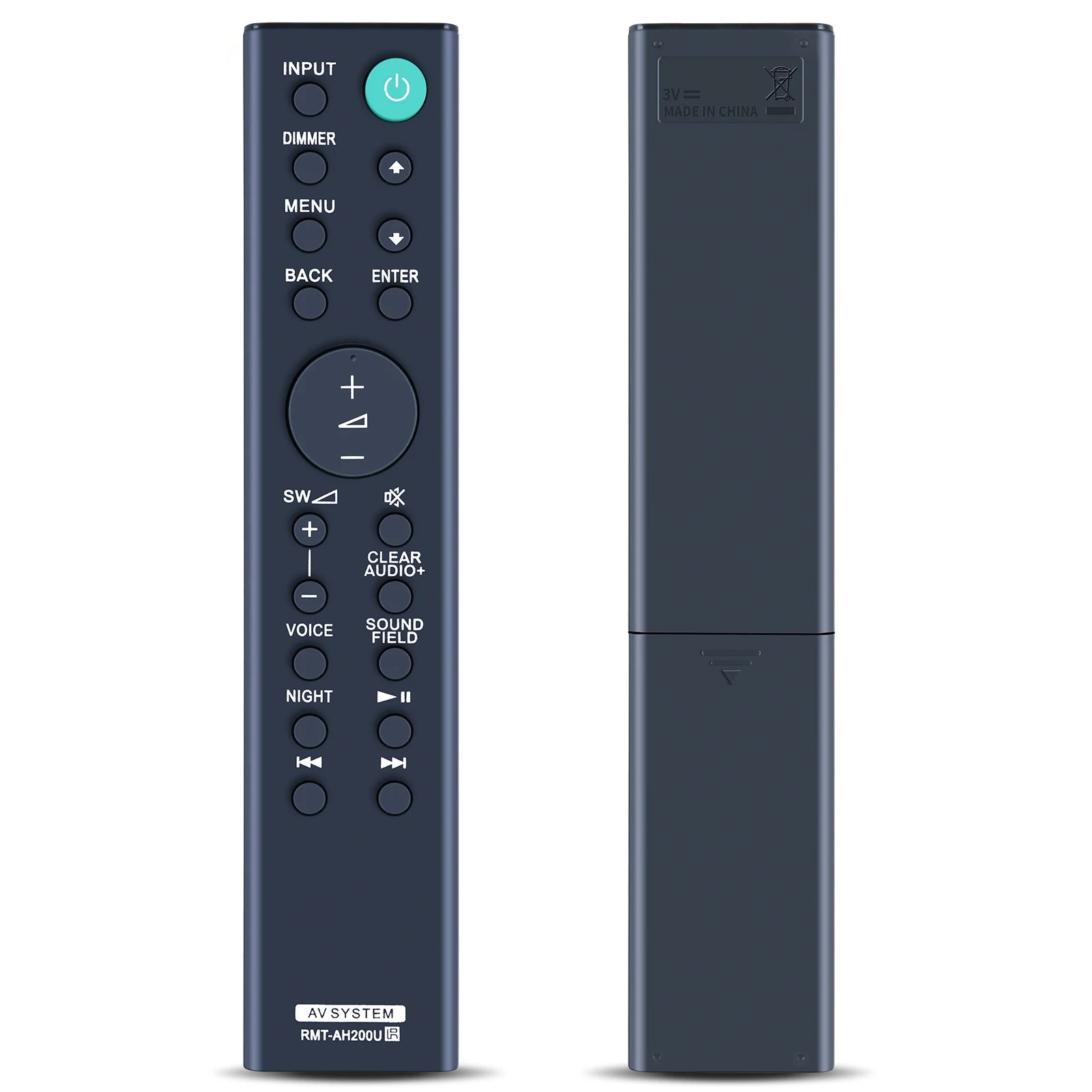 Sony RMT-AH200U Replacement Remote Control for Sound Bar Audio Systems