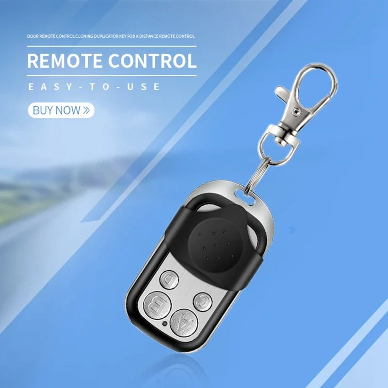433MHz 4-Channel Door Remote – Universal Fixed & Rolling Code Duplicator for Garage, Home, or Car