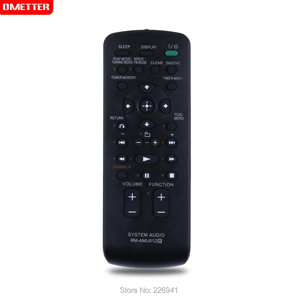 Sony RM-AMU Series Replacement Remote Control for Hi-Fi and Home Theatre Audio Systems
