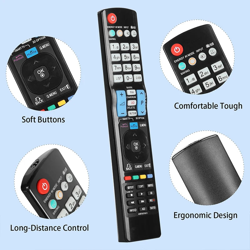 AKB73275612 Replacement Remote for 50PZ750 42LW5700 47LW5700 47LM615S 55LM615S LG Smart TV