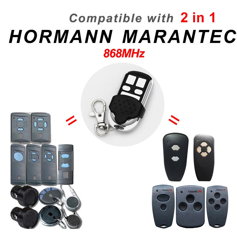 Scimagic-RC 868.35MHz Remote Control for HÖRMANN & MARANTEC Garage Door Openers | SCIMAGIC-RC