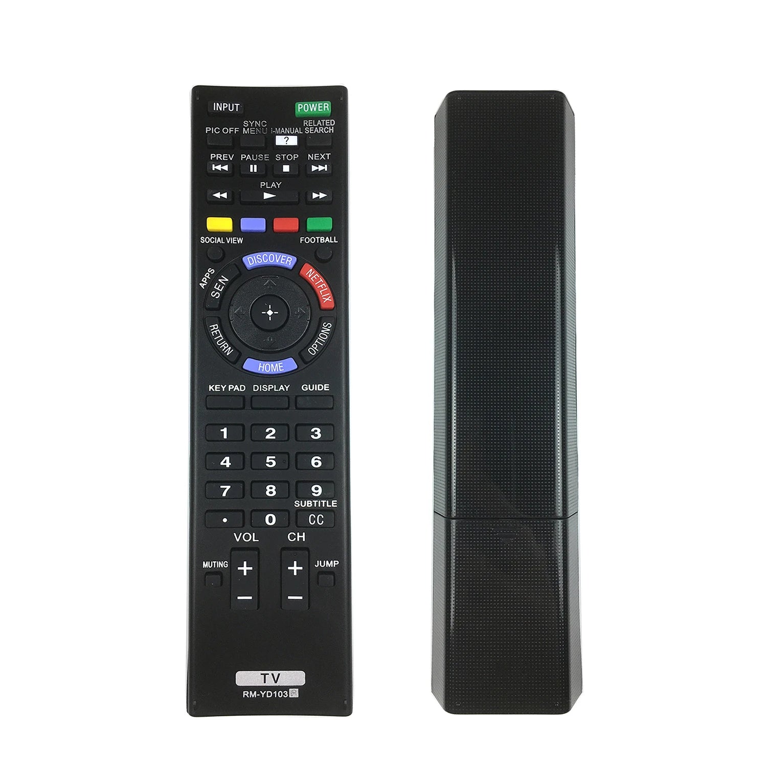 Sony RM-YD103 Replacement Remote Control for LCD LED TVs RM-YD040 RM-YD065 RM-YD102 RM-YD025 RM-YD028